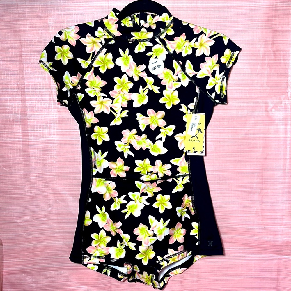 NWT Hurley Carissa Moore Plumeria Surfsuit